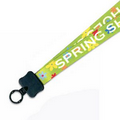 3/4" Color Match Lanyard w/ O Ring (Full Color Imprint)